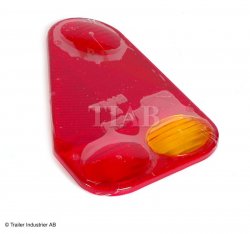 Aspöck lyktglas baklykta vänster 146 x 219 x 12 mm, 1193-13299 - reservdelarsläpvagn.se