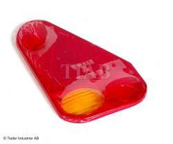 Aspöck lyktglas baklykta vänster 146 x 219 x 12 mm, 1193-13300 - reservdelarsläpvagn.se