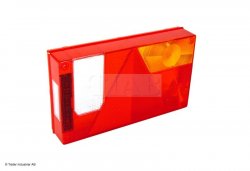 Aspöck lyktglas baklykta vänster 235 x 135 x 45 mm, 1193-13306 - reservdelarsläpvagn.se